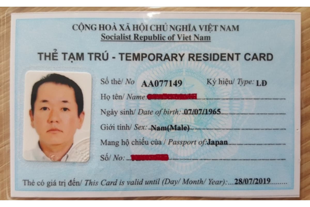 Hình phạt Người nước ngoài sử dụng thẻ tạm trú quá hạn