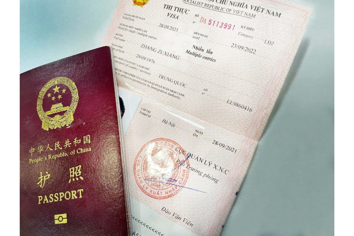 Evisa cho người trung quốc vào Việt Nam