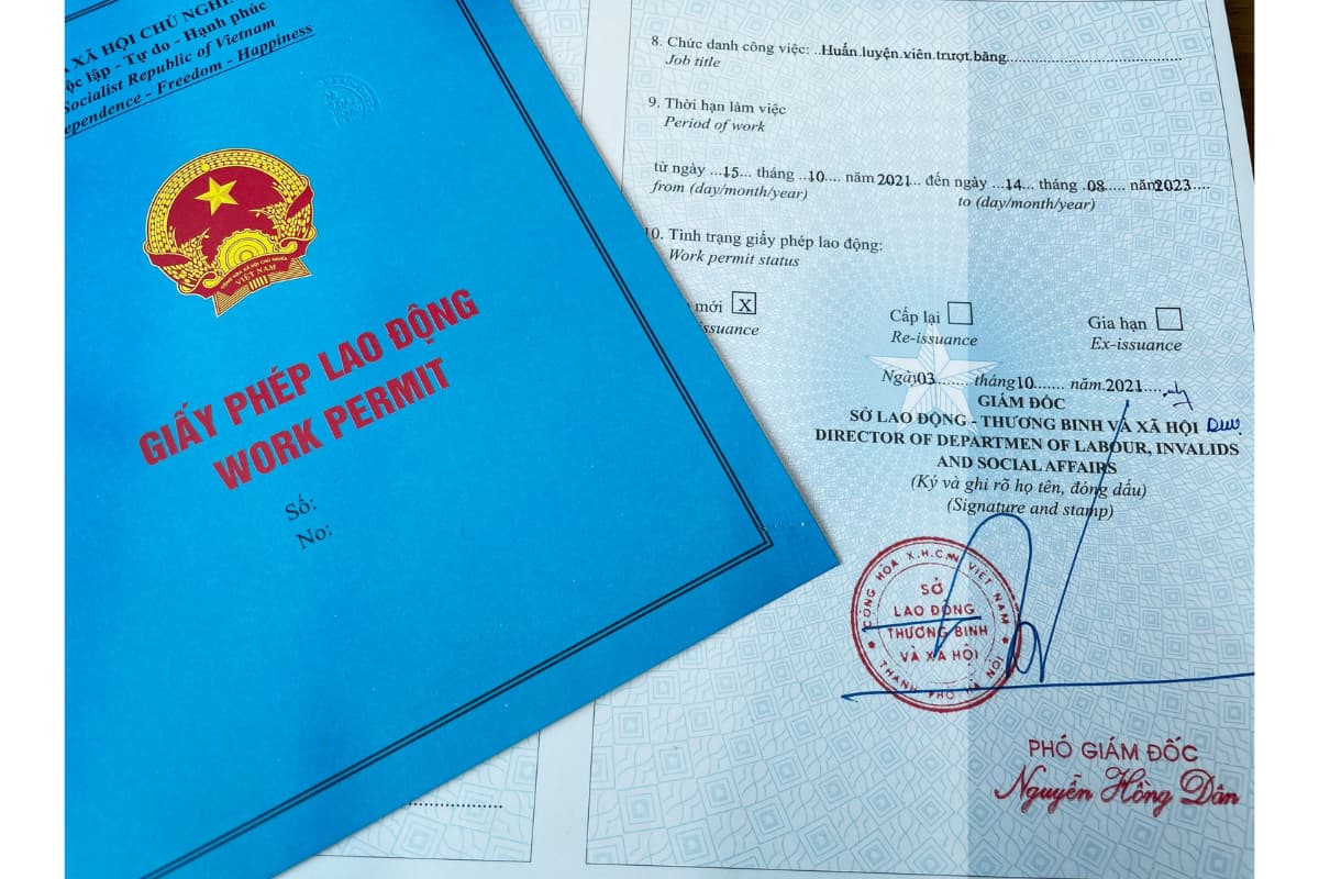 Hồ sơ xin cấp giấy phép lao động cho giám đốc điều hành